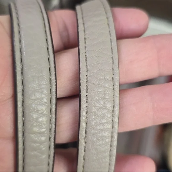 Kate Spade Jackson Gray Leather Satchel Crossbody Bag - Picture 9 of 9